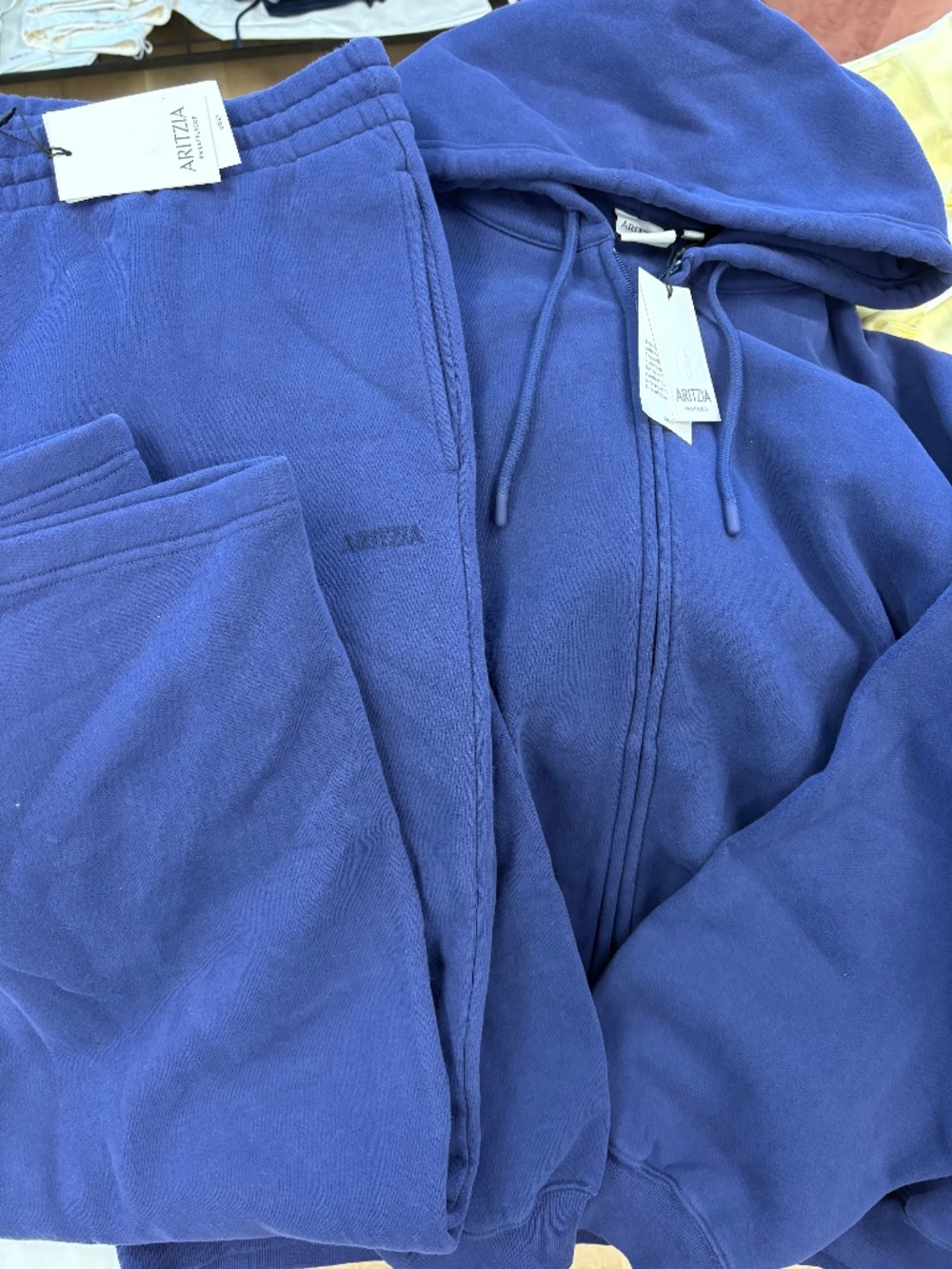 NWT aritzia harbour navy set